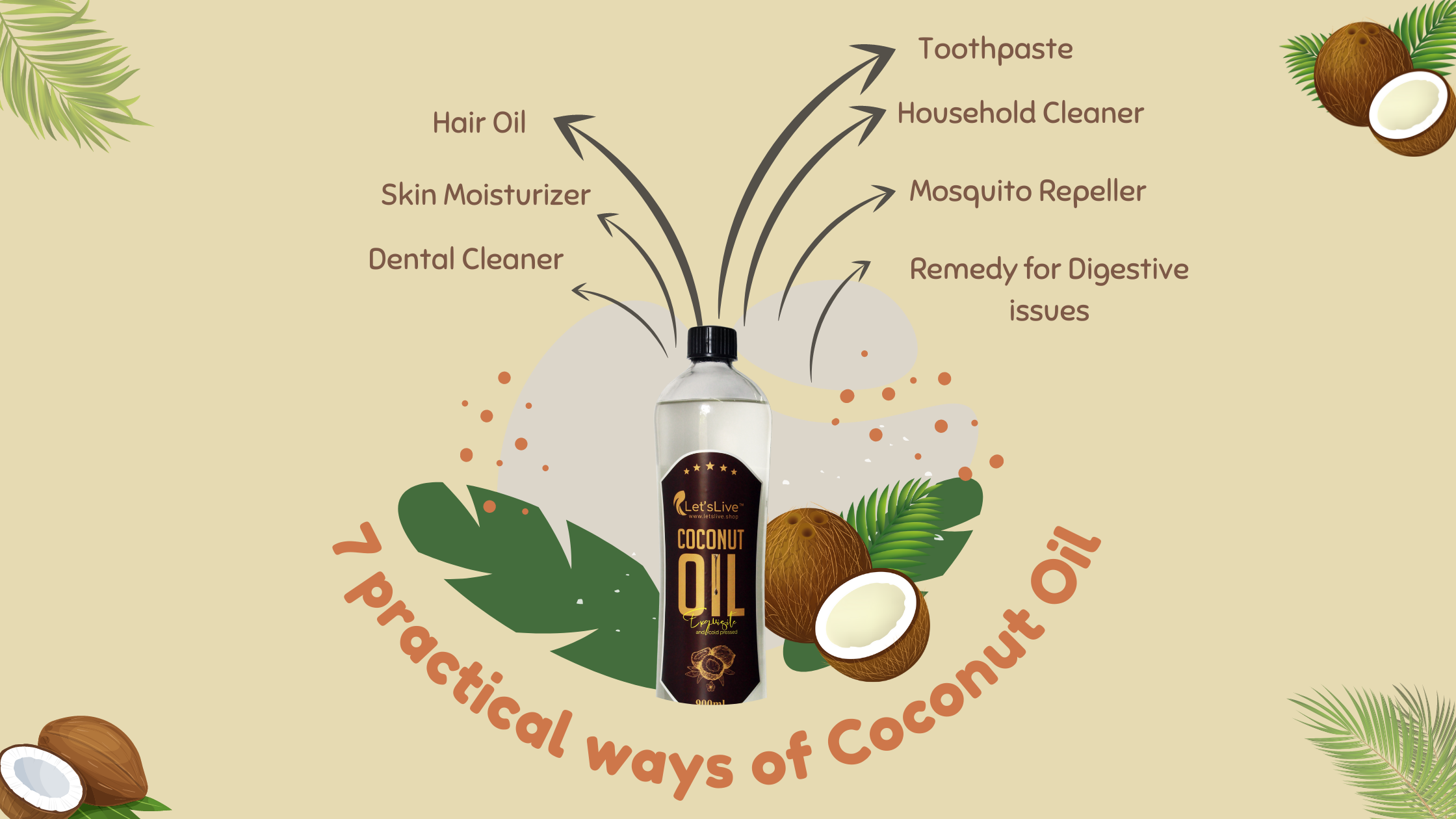 7 Practical Ways Of Using Coconut Oil Letslive 